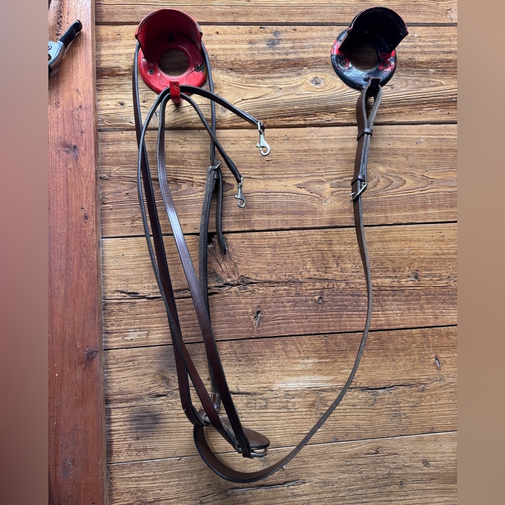 Leather German martingale